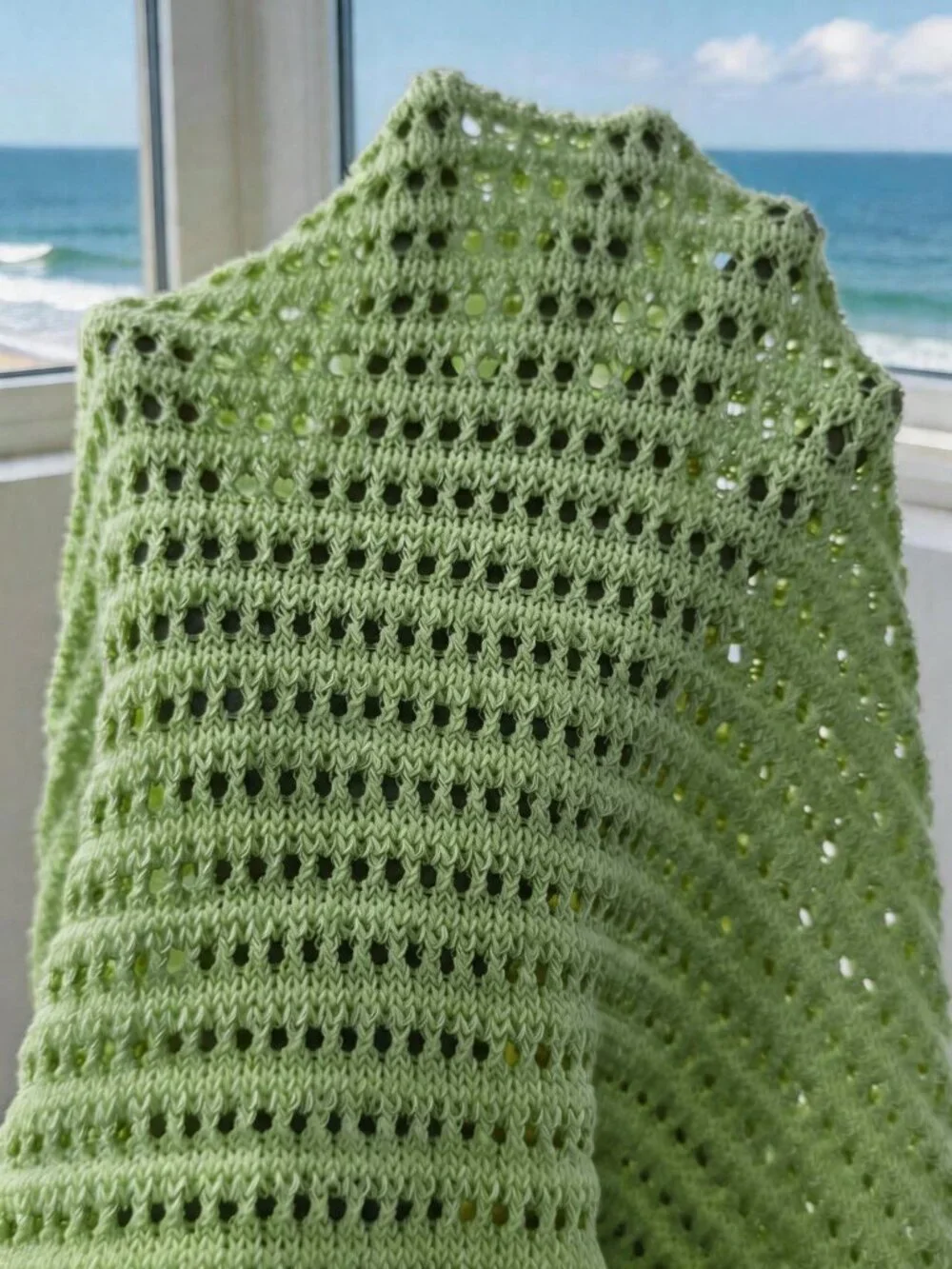 Army Green Casual Women's Sleeveless V-Neck Backless Knit Dress - Picture 7 of 7